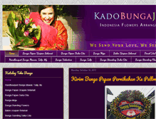 Tablet Screenshot of kadobungajakarta.com